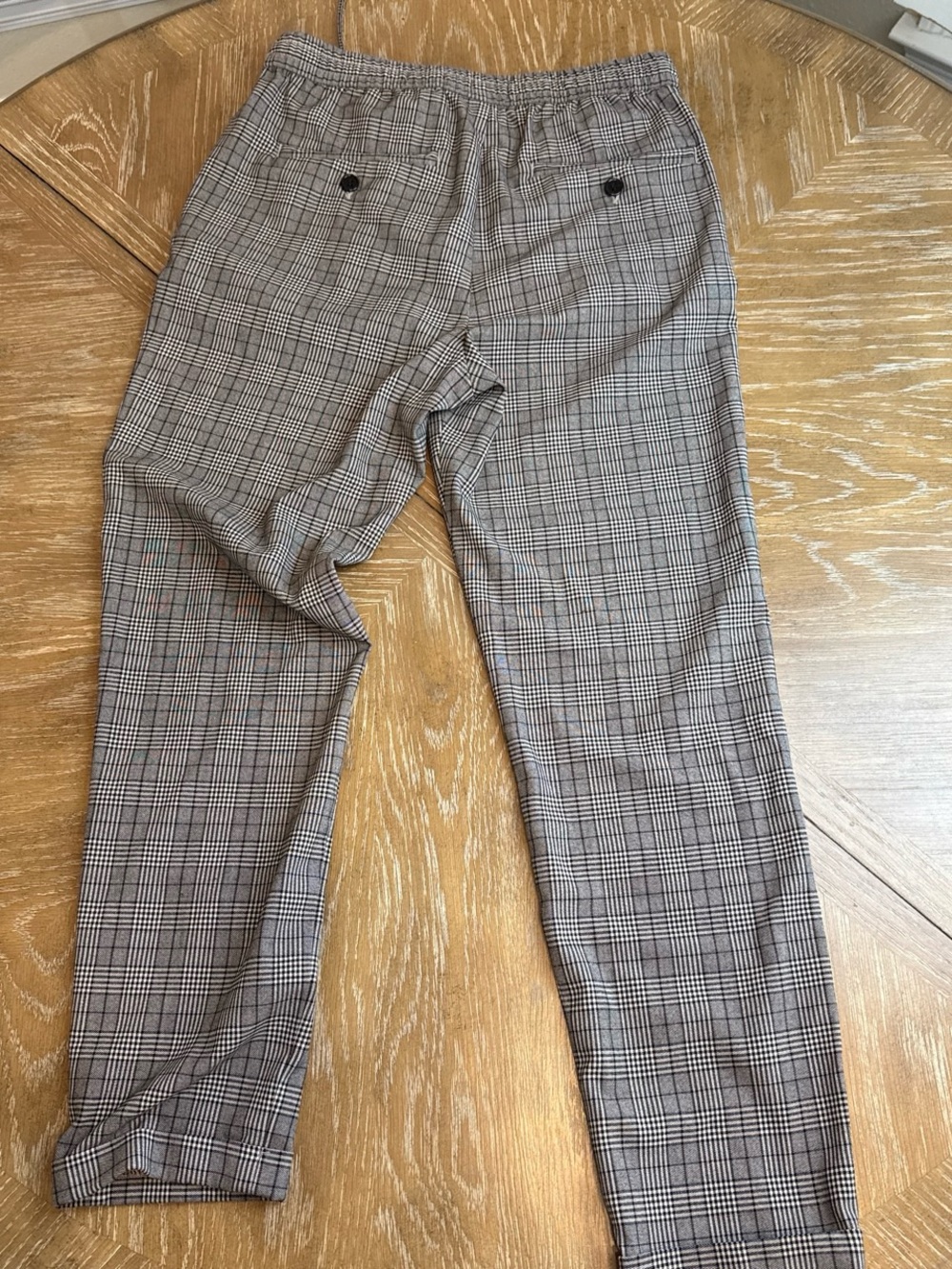 H&M Plaid Drawstring Plaid Pants - Picture 7 of 7